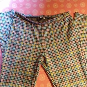 Women's plaid SPARKLE leggings